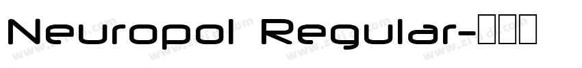 Neuropol Regular字体转换